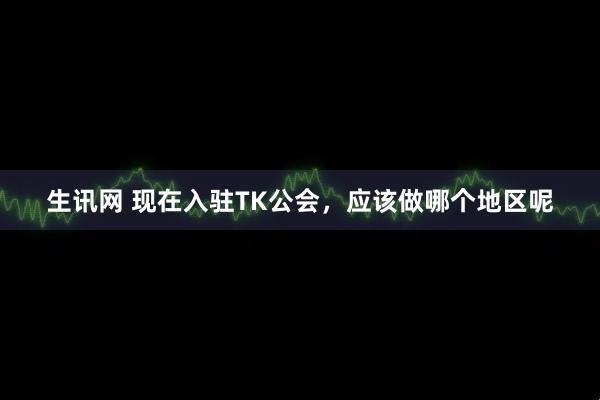 生讯网 现在入驻TK公会，应该做哪个地区呢